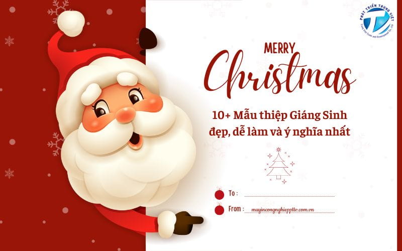 15+ Mẫu thiệp Giáng Sinh đẹp, dễ làm và ý nghĩa nhất
